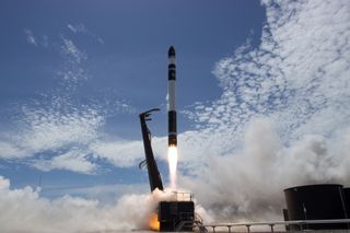 Rocket Lab Electron rocket lifts off