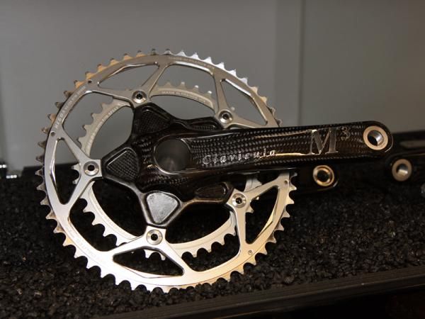 THM-Carbones' new Clavicula M3 crank has a removable spider so it's now compatible with an SRM power meter.