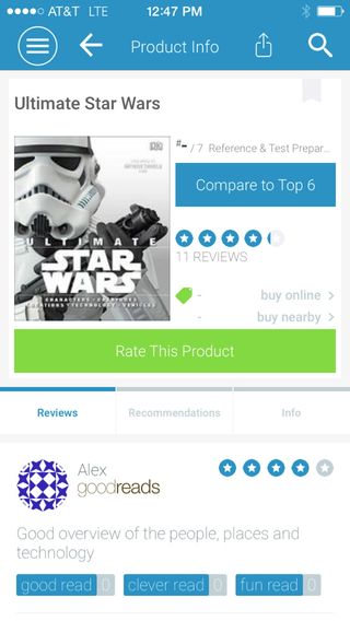 The PurchX app includes an index of over 3 million products, including books, movies, toys, tech and grocery.
