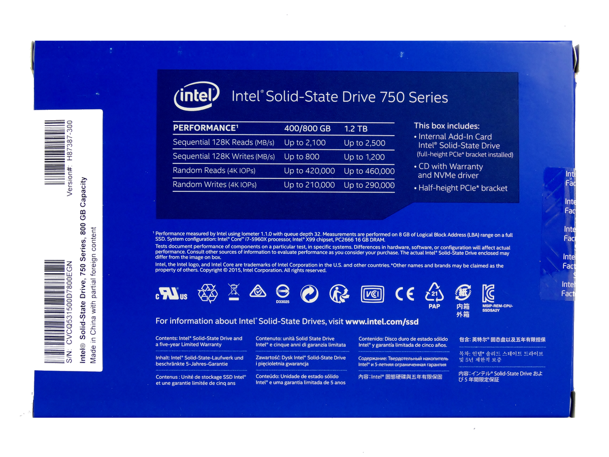 Intel 750 Series 800GB NVMe SSD Review - Tom's Hardware | Tom's