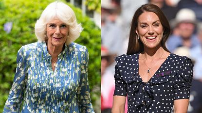 Duchess Camilla praises Kate Middleton, seen here side-by-side