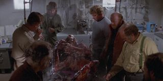 The cast of The Thing