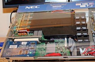 NEC had a Supermicro dual Clovertown server.