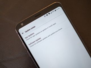 LG G6 software update settings
