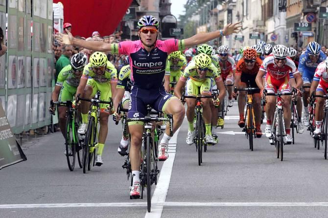 Niccolo Bonifazio (Lampre-Merida) won the Coppa Agostoni