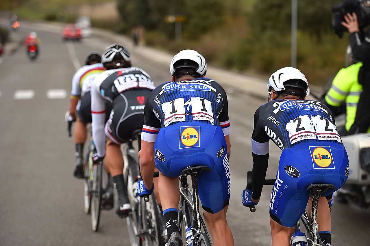Gianluca Brambilla and Sdenek Stybar discuss taktics