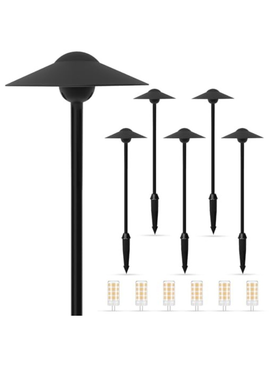 Gardencoin, Low Voltage Pathway Lights 6-Pack