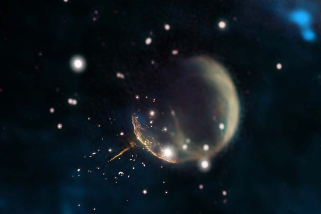 Whirling 'Cannonball' Pulsar Flees Supernova Site at Epic Speed
