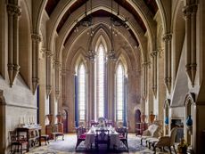 Fig 1: Buckler’s dining room evokes the medieval great hall at Mayfield, Sussex. Arundel Castle, Arundel, West Sussex by Paul Highnam. ©Paul Highnam for Country Life