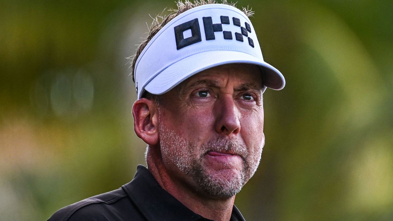 Ian Poulter during the 2022 LIV Golf Team Championship in Miami, Florida