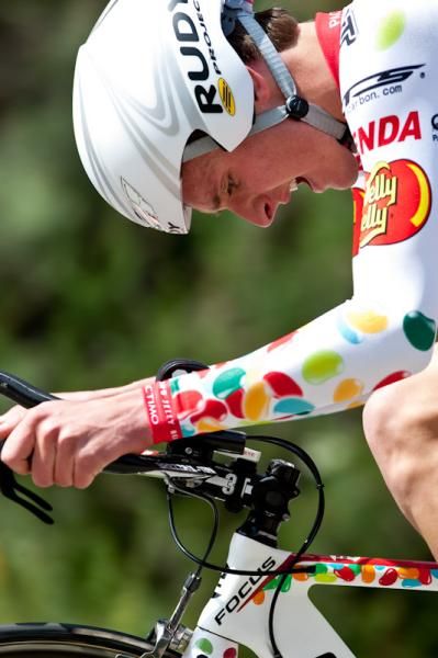 Carter Jones (Jelly Belly-Kenda) slid into second place at only 2.9 seconds back.