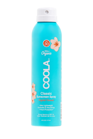 Coola sunscreen on a white background