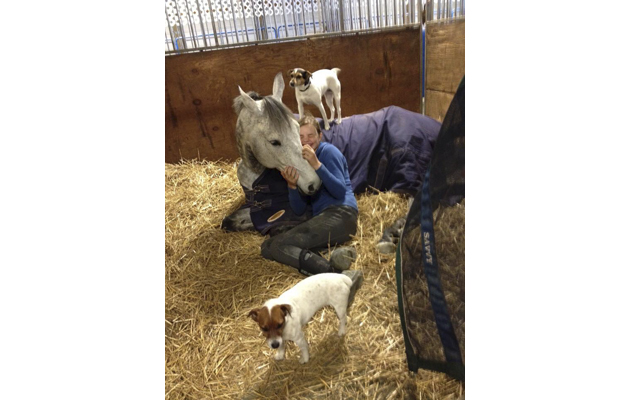 McKenzie Ragan February 28 &amp;middot; &amp;middot; My horse puts up with the whole group!