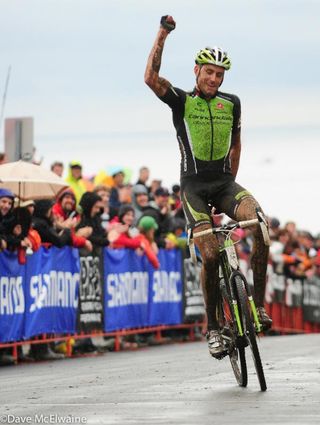 Ryan Trebon (Cannondale p/b Cyclocrossworld.com) is no stranger to winning at Gloucester