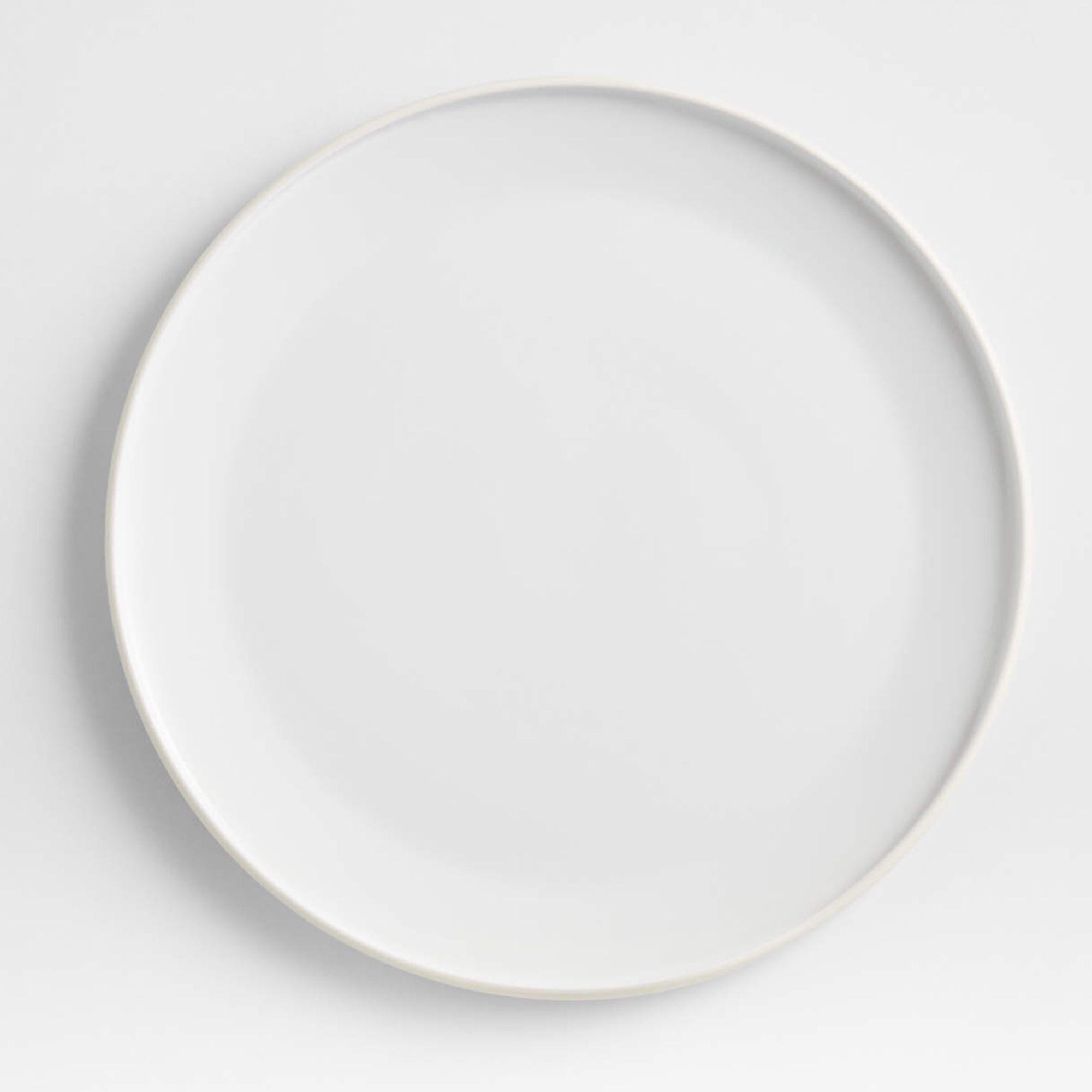 Tour White Porcelain Dinner Plate