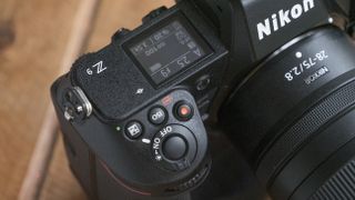 Buttons on the Nikon Z9 camera