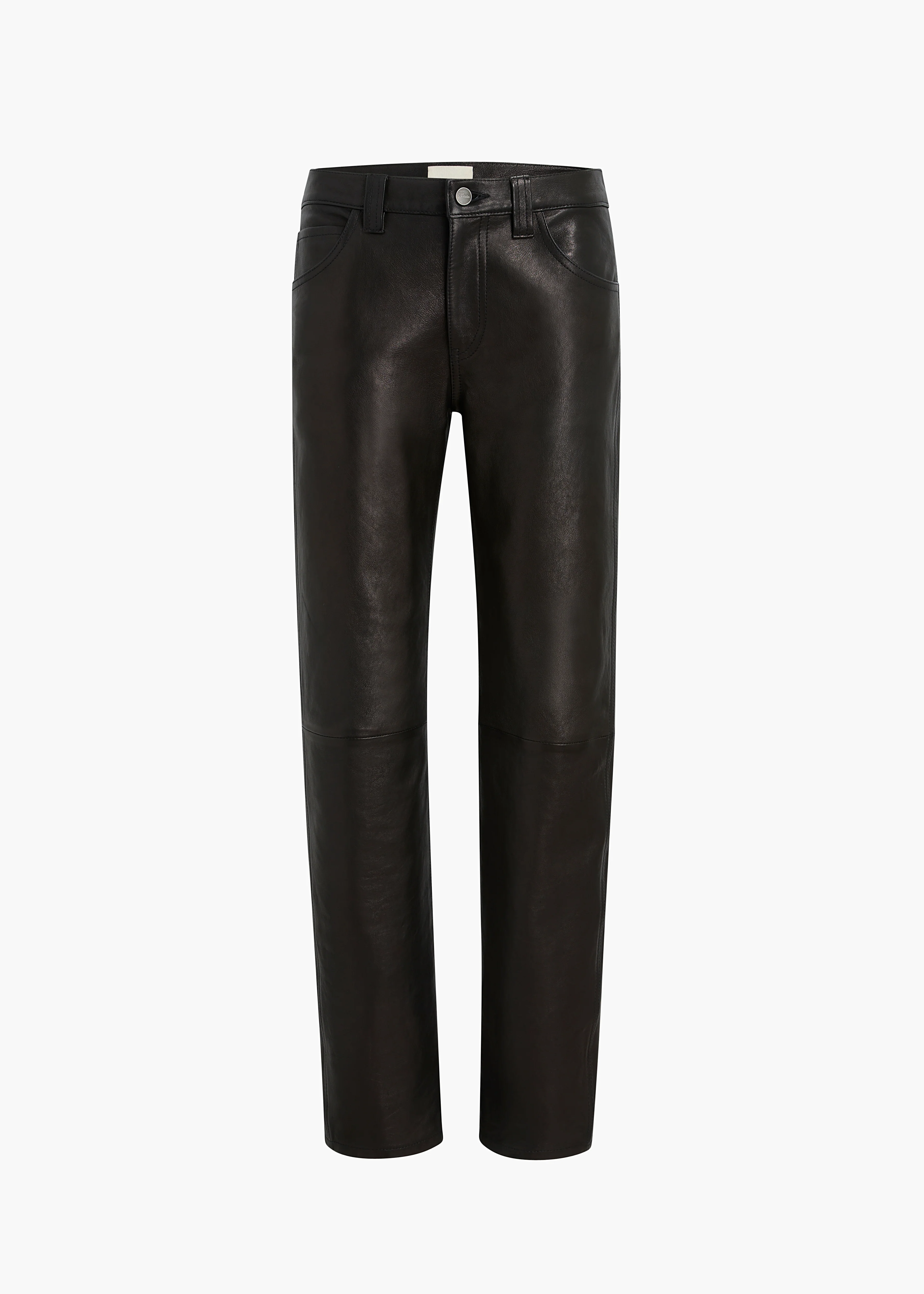 Khaite black leather pants