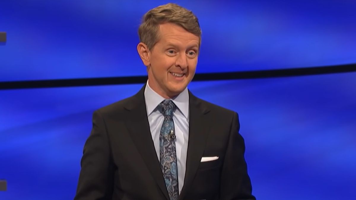 Ken Jennings hosts Jeopardy!