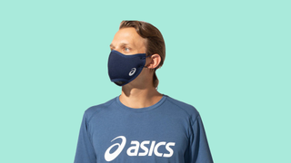 ASICS runners face cover
