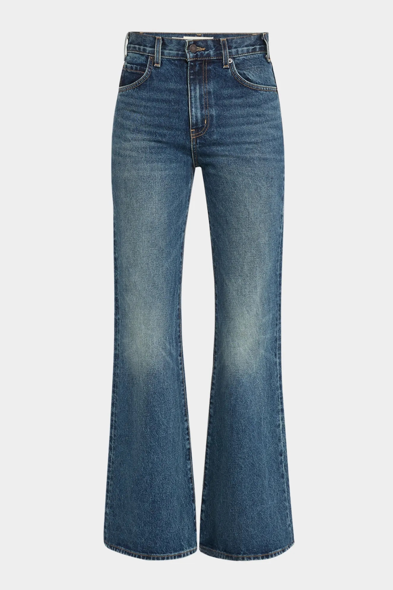 Nili Lotan, Roe Mid-Rise Flare Jeans
