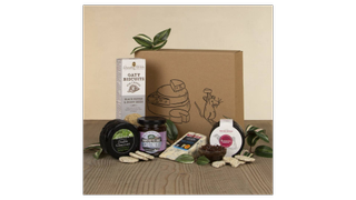 A cheese selection hamper