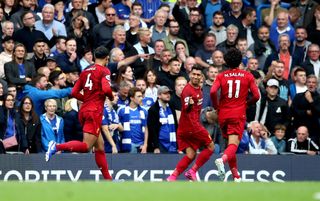 Roberto Firmino scored what proved to be the winning goal for Liverpool at Chelsea