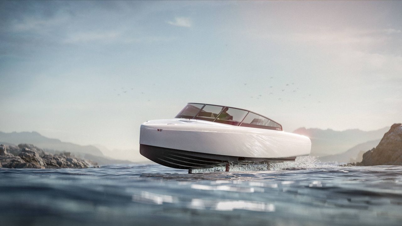 Candela electric hydrofoil speedboat