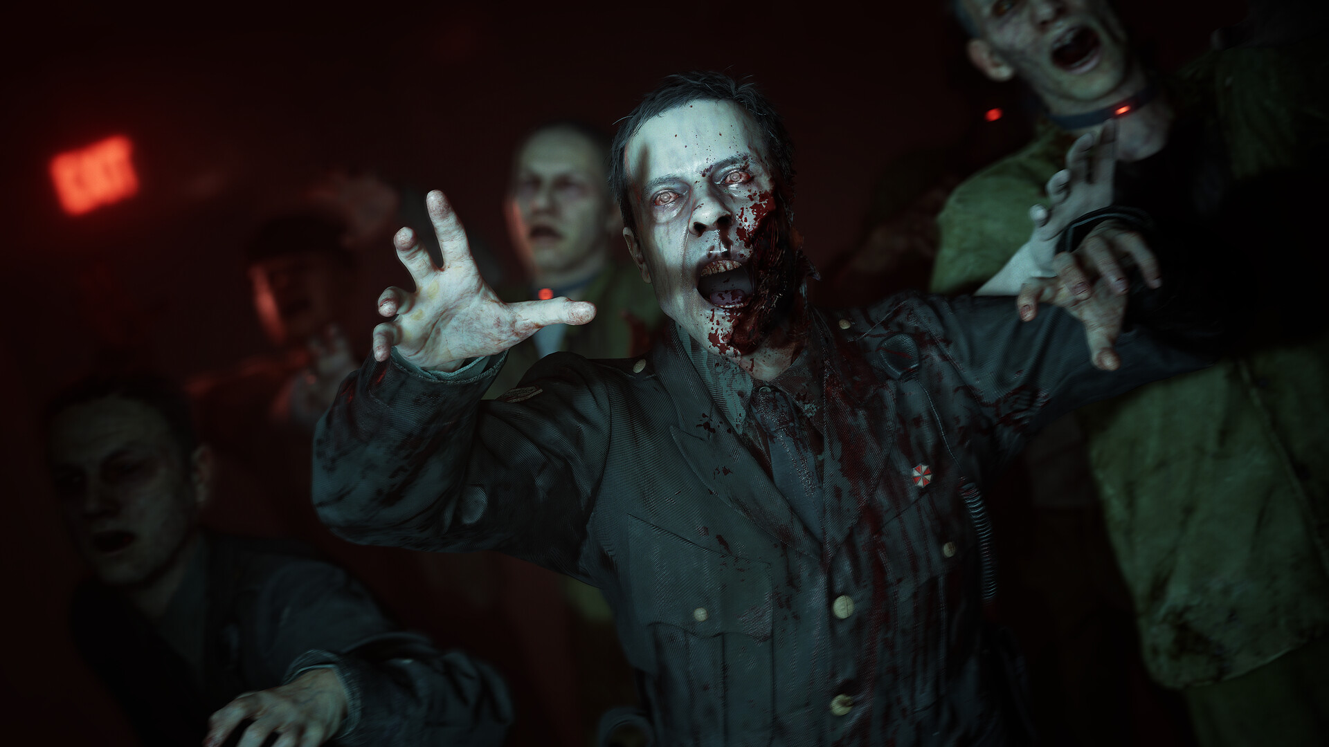 Screenshot of zombies in Resident Evil Veronica