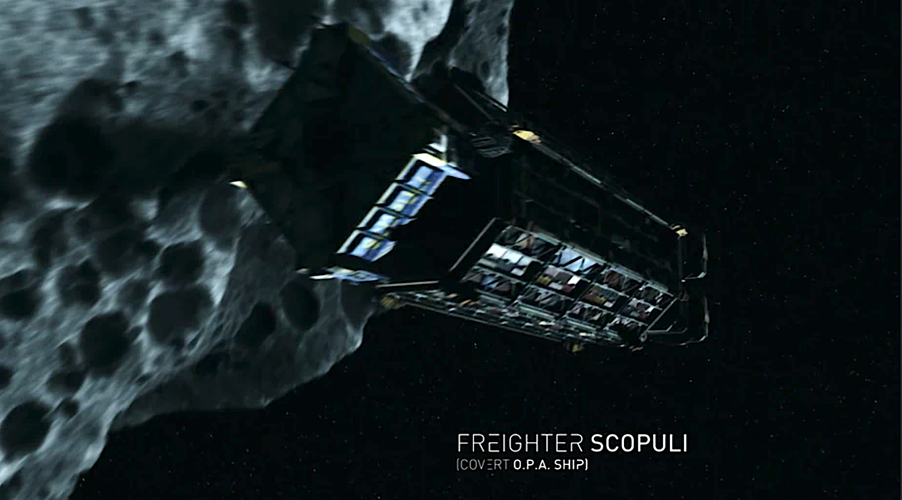 uma nave espacial de uma série de ficção científica
