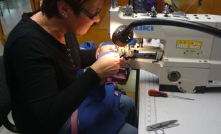 Employee of the Barrie Knitwear in Scotland