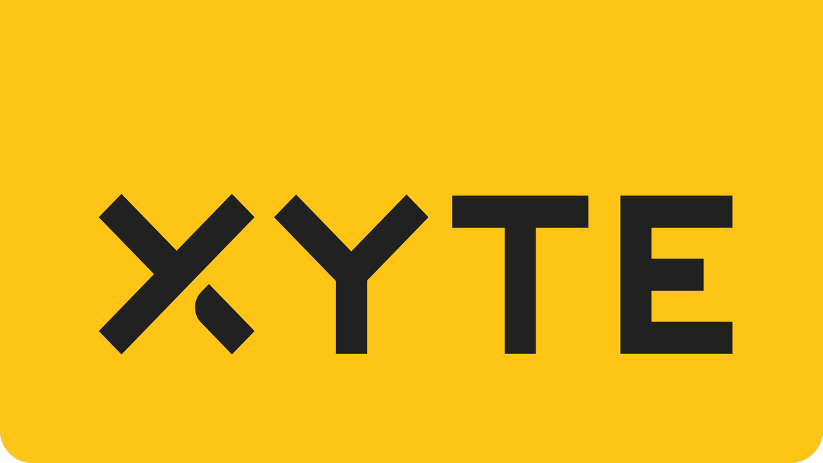 The Xyte logo on a yellow background.