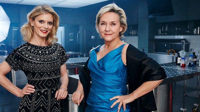 Emilia Fox and Amanda Burton in Silent Witness