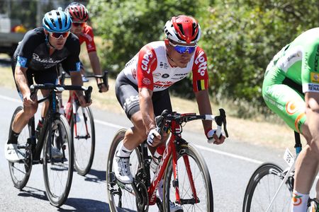 Caleb Ewan (Lotto Soudal) in the peloton