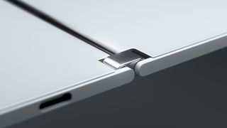Microsoft Surface Duo hinge detail