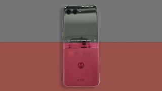 Leaked image of the Razr 2023 with a hot pink color