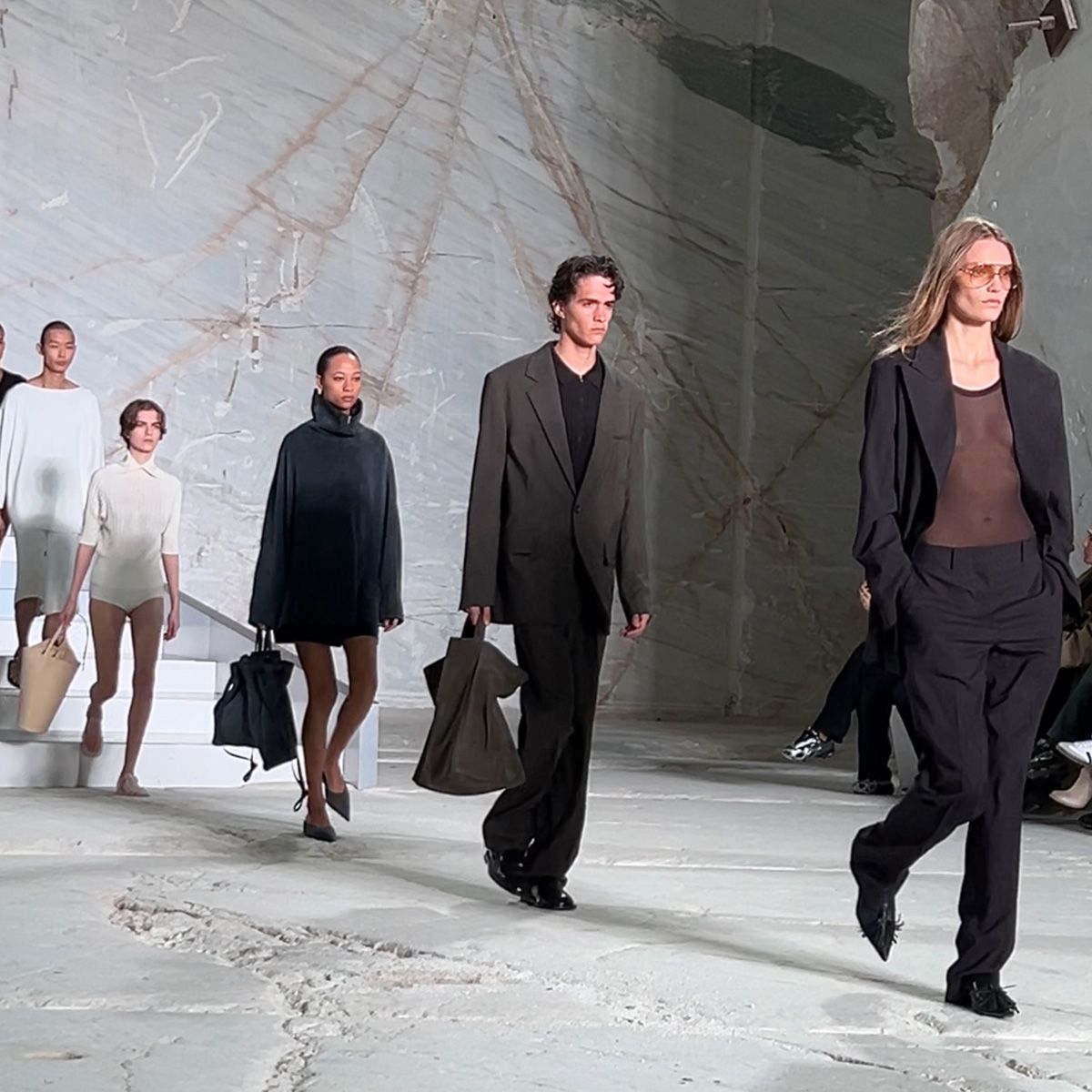 Sock Boots! Bloomers! Jelly Sandals! Meet the Stars of COS's Spring 2025 Show in Greece