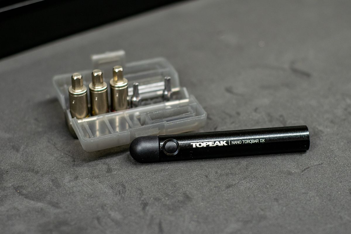 The Topeak Nano TorqBar DX torque wrench