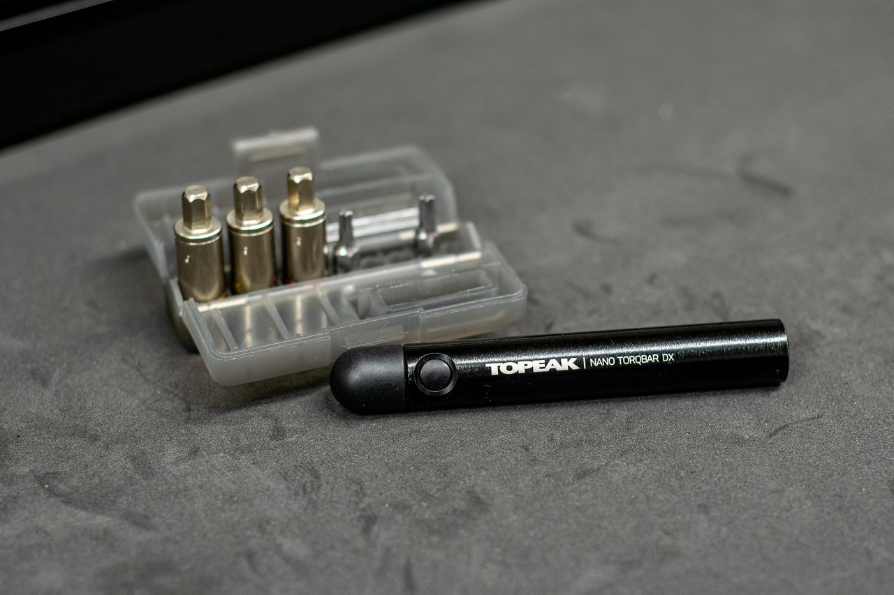 The Topeak Nano TorqBar DX torque wrench