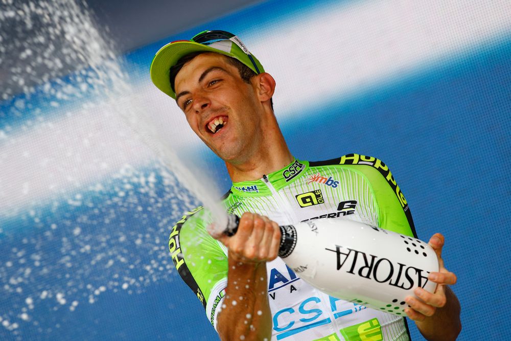Nicola Boem (Bardiani CSF) on the podium