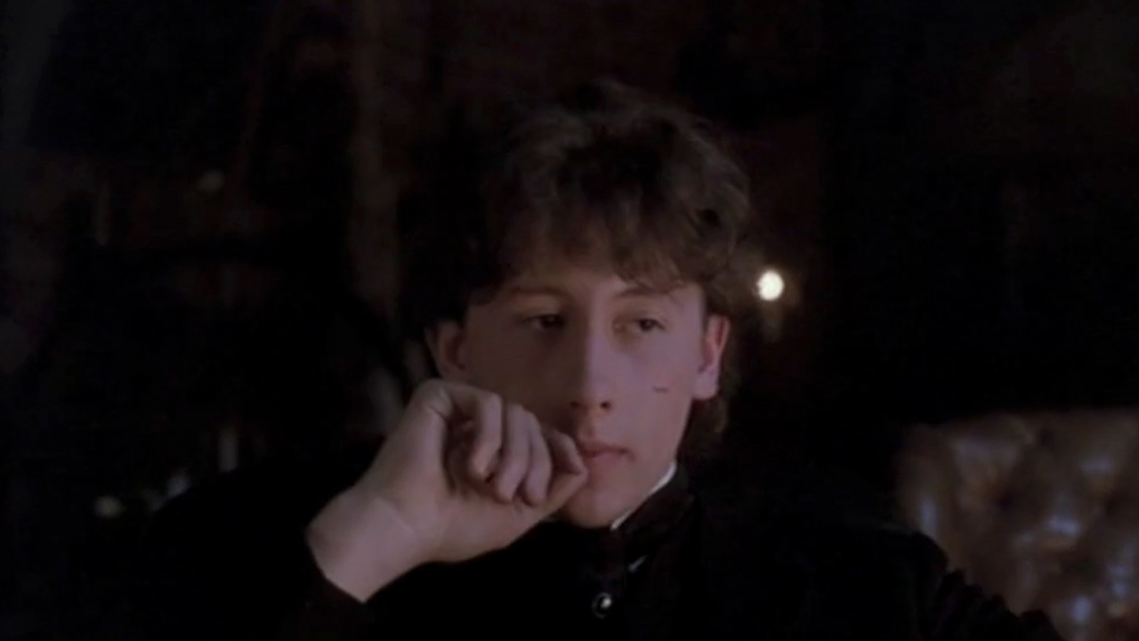 Nicholas Rowe as Sherlock Holmes in the Young Sherlock Holmes movie.