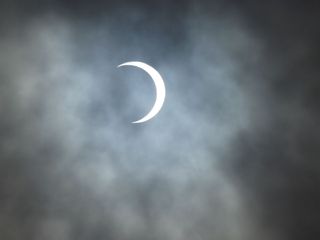 Skywatcher Robert White of northern Queensland, Australia, sent in a photo of the annular solar eclipse on May 9, 2013.