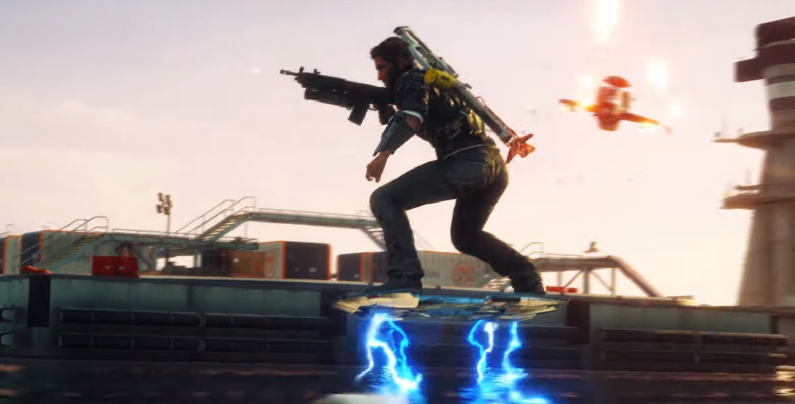 Just Cause 4: Danger Rising a hoverboard | PC Gamer
