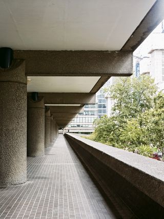 The Barbican corridors
