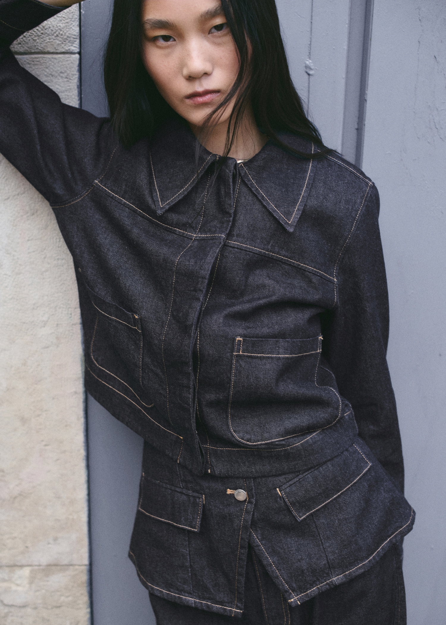 Denim Jacket With Pockets - Women | Mango Usa