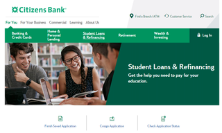Citizen's Bank student loans