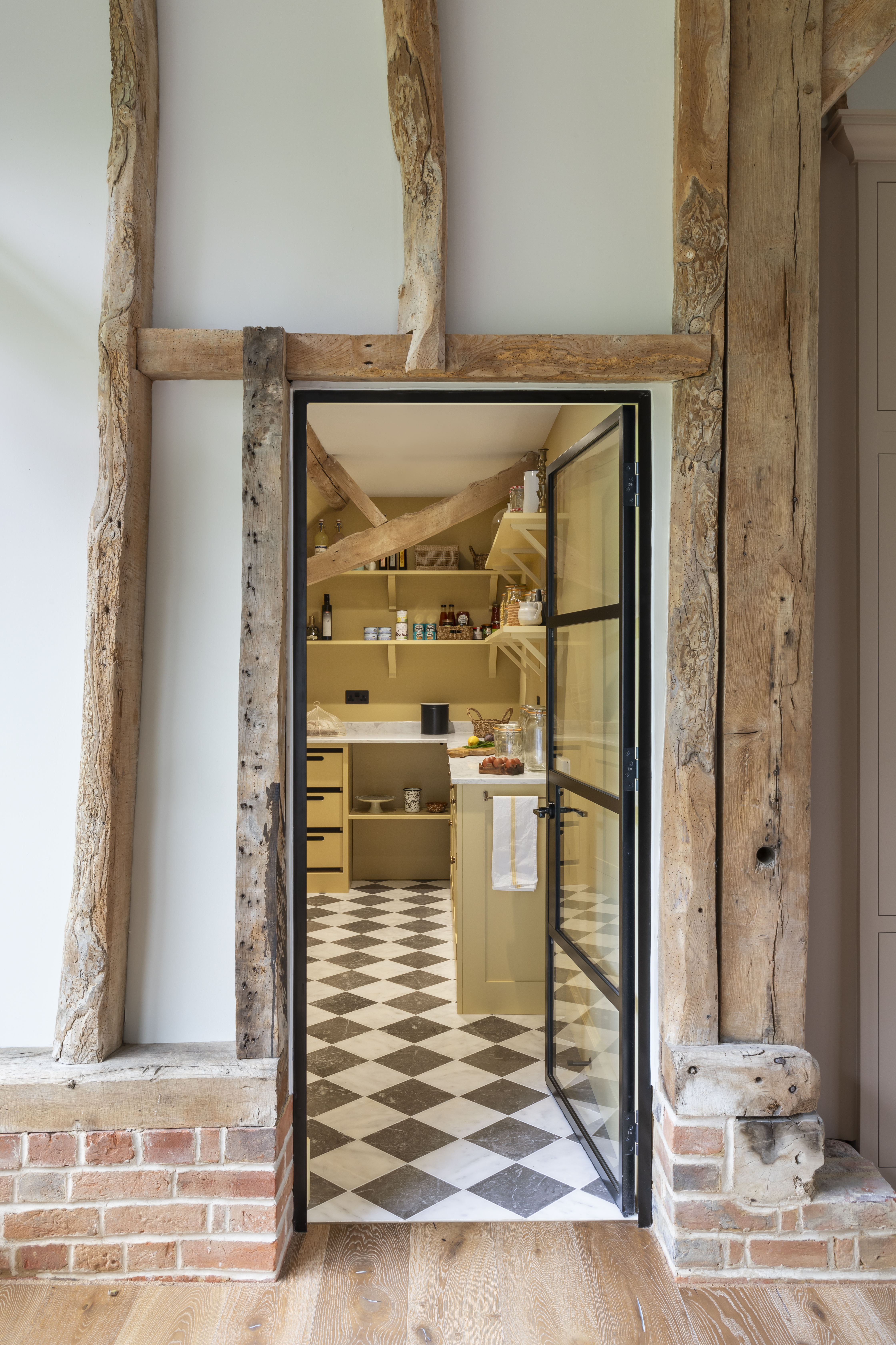 Brightly coloured interiors
