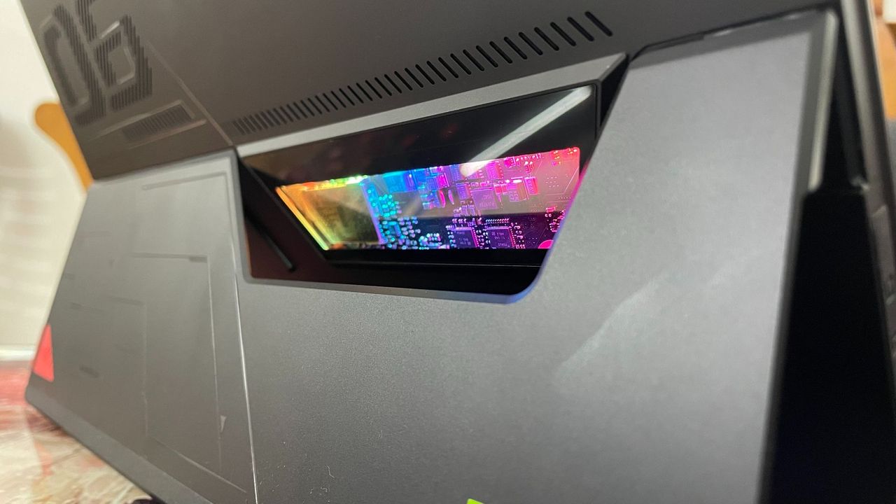 Asus ROG Flow Z13 RGB windows which shows internal components
