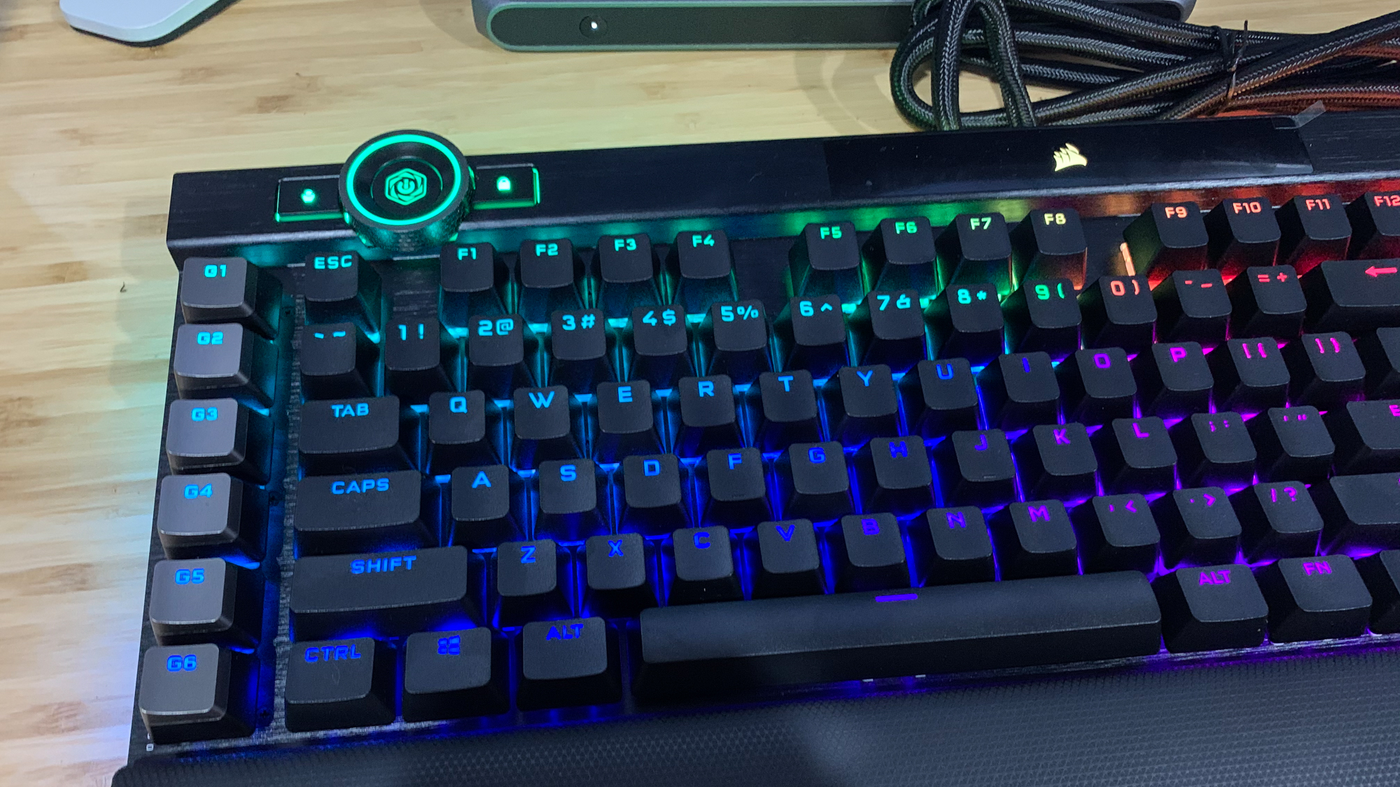 Corsair K100 RGB Mechanical Gaming Keyboard review | Laptop Mag