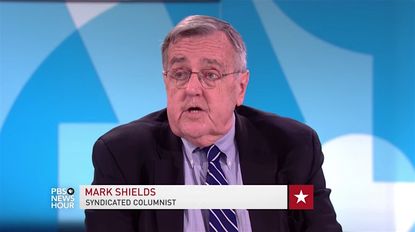 Mark Shields says Clinton is running as "Hillary Obama"