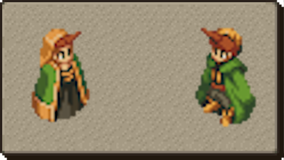 fft job sprite art on beige background